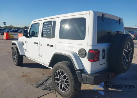 2025 Jeep Wrangler 4-Door Sahara 4X4 from USA, damaged, VIN 1C4PJXEN0SW589415